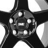 1994-04 Mustang SVE 03 Cobra Wheel & M/T Tire Kit - 17x9 - Black