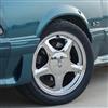 1979-93 Mustang 5 Lug Pony Wheel & Nitto Tire Kit  - 17x8/9 - Chrome